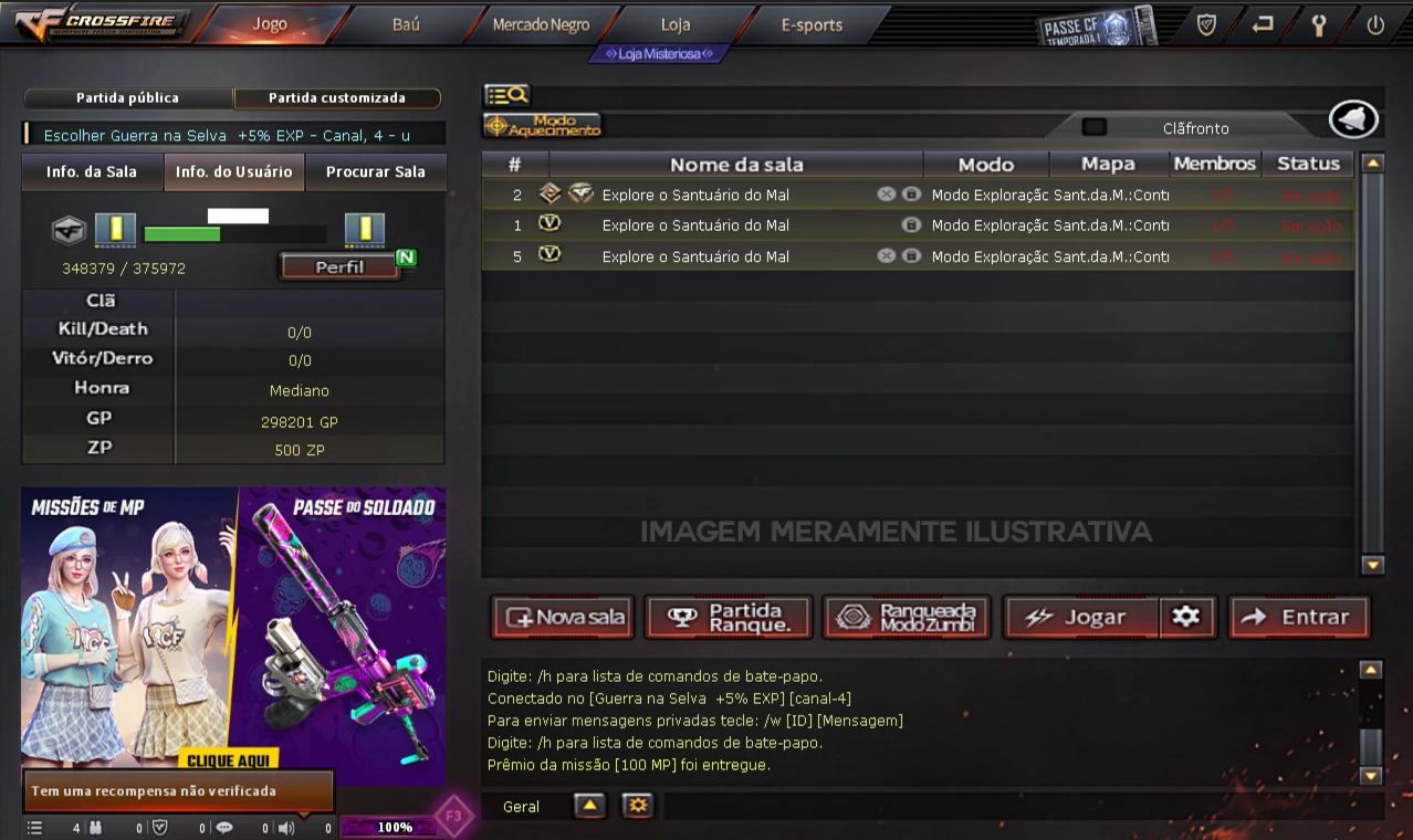 Contas barrinha de ouro (2 tenente) para crossfire BR
