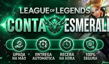 [ENTREGA AUTOMÁTICA]LOL ESMERALDA 2, MMR BOM, 58 SKINS, LVL 272, TODOS CAMPEÕES