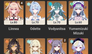 Linnea C4+ odette+ Vodyanitsa+ Outros seletor de aniversário ainda não escolhido