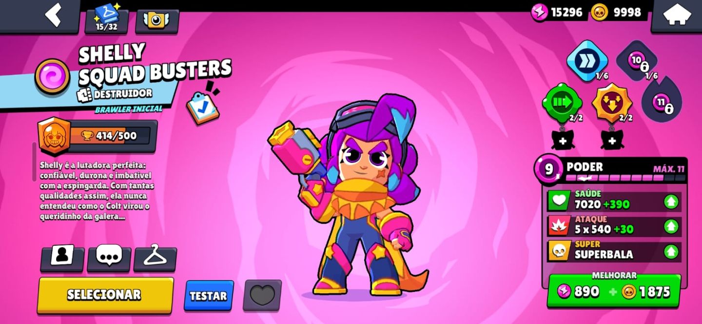 CONTA BRAWL STARS ANTIGA COM SKINS MUITOS RARAS