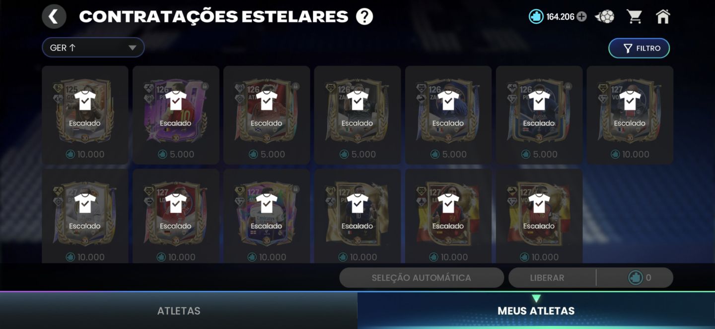 OPORTUNIDADE! Conta FC Mobile - GER 128