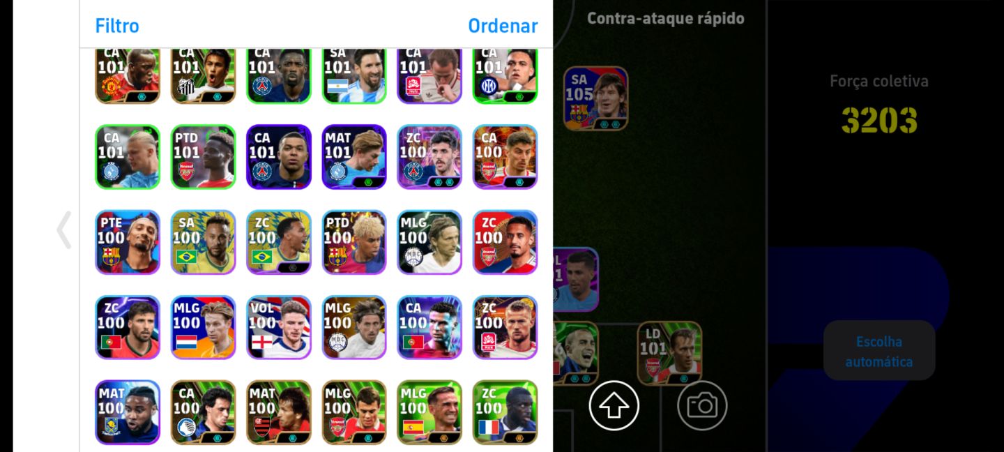 Conta de efotball com Rooney 107
