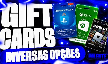 [OFERTA LIMITADA] GIFT CARDS APPLE - PLAYSTATION - XBOX - ROBLOX