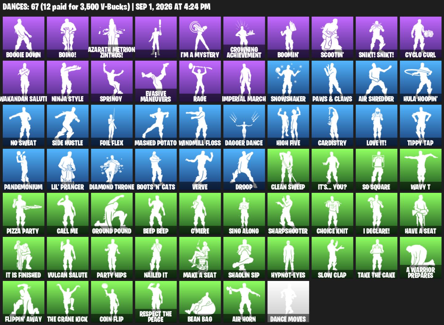 CONTA EXCLUSIVA FORTNITE - 69 SKINS | PASSES ANTIGOS E RAROS