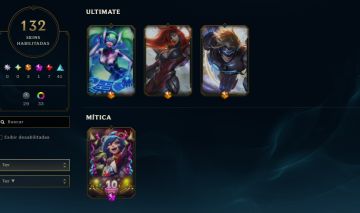 CONTA 100% SEGURA - 132 SKINS - NIVEL 425 - FULL CHAMP - PRATA