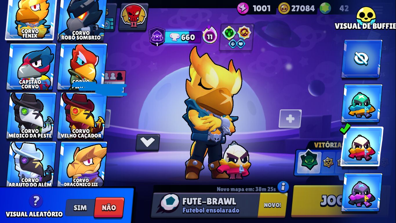BRAWL STARS CONTA 2020, Mestre + Prestígio 3 + Skins Raras