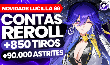 [Contas Reroll] Wuthering Waves + 55.000 Astrites + Lucilla l América Server