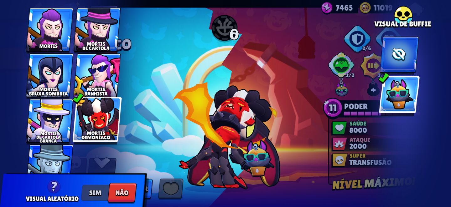 Conta boa de brawl Stars com muitos brawlers e skins