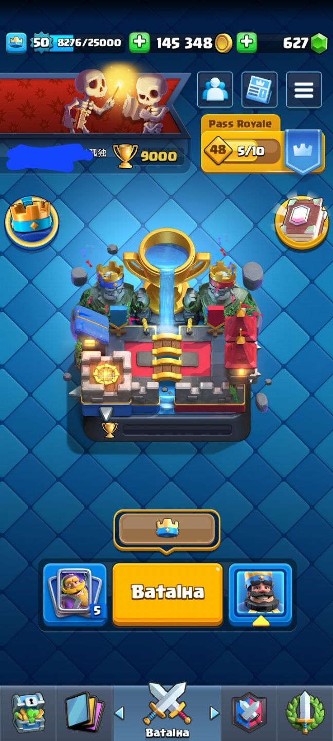 CONTA DE CLASH ROYALE 9K TROFEUS FULL ACESSO