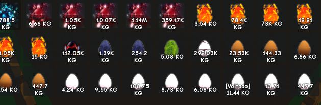Conta mount a pet recheada de pets e eggs