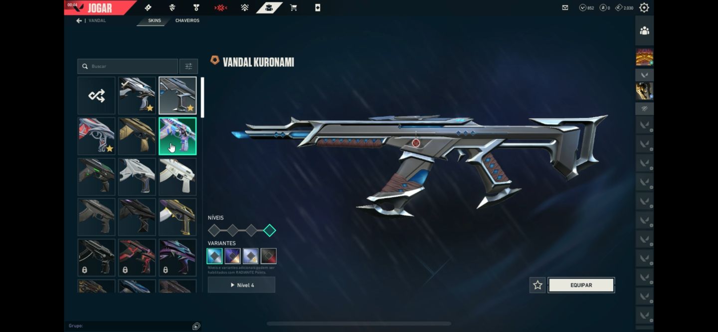 CONTA DE VALORANT LEVEL 171