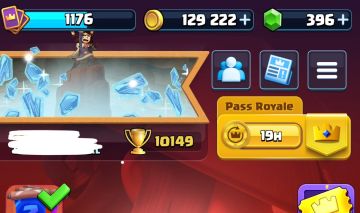 Clash Royale - 10.000 troféus - Rei nível 14