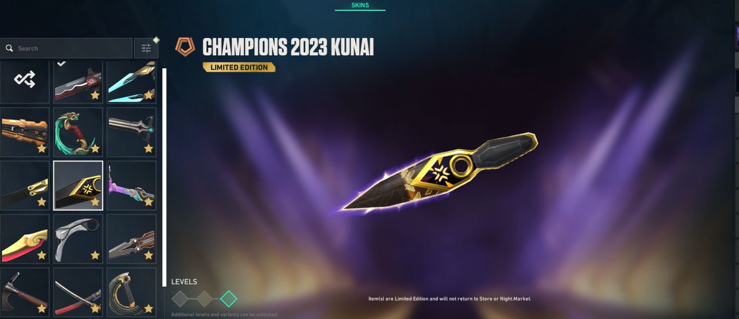 Valorant | Champions 22/23 + Leque Chinês + VCT LOCK//IN + Skins Raras