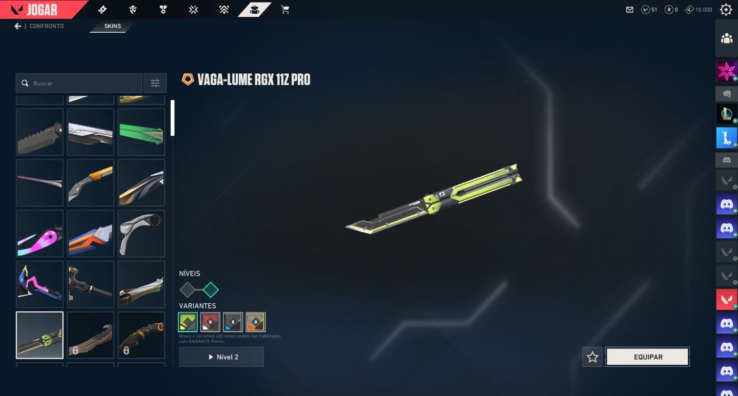 Conta Valorant +de40 skins