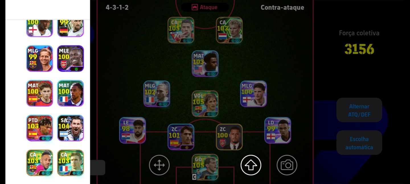 Conta de EFOOTBALL para começar bem
