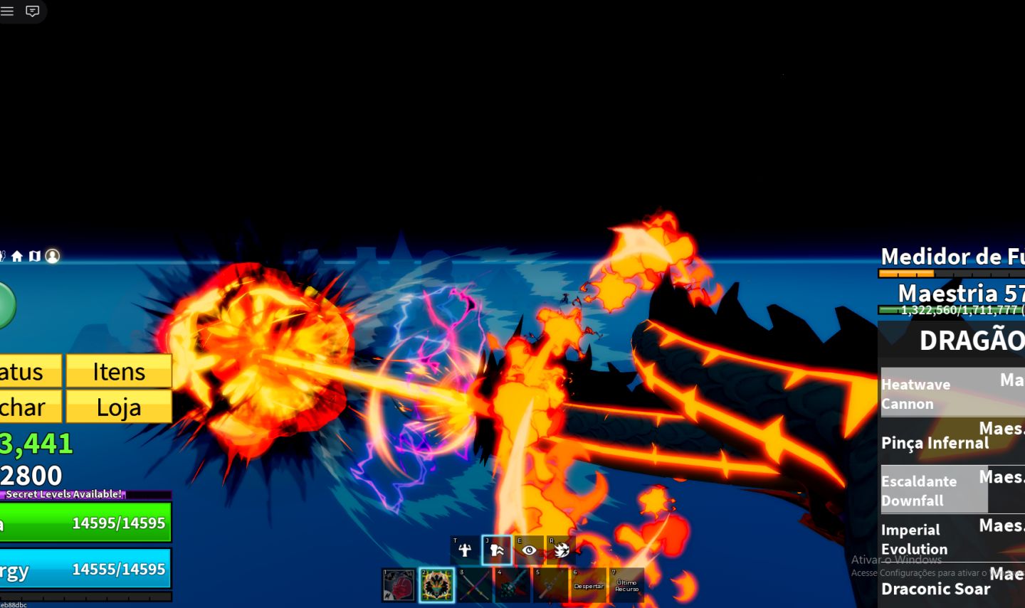 Conta De Blox Fruits Completa Com Dragon Permanente, Gamepass e Muitas Raças V4