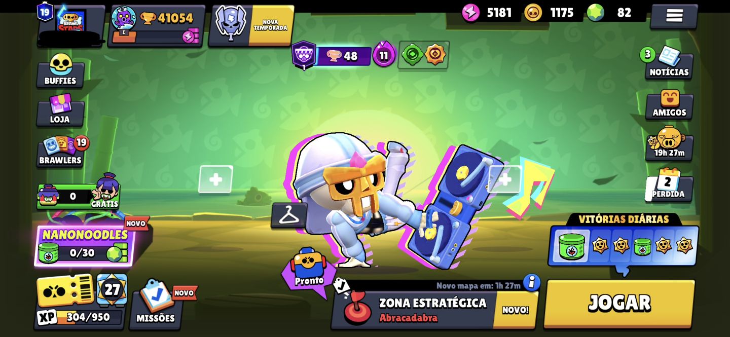 CONTA DE BRAWL STARS 41K & CLASH ROYALE FULL ACESSO!!