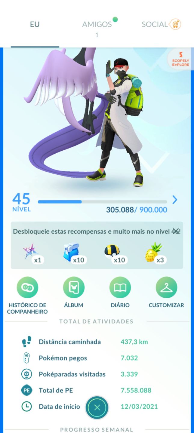 Conta nv 45 Pikachu Libre