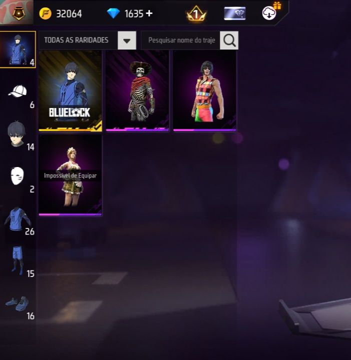 CONTA FREE FIRE +1635 DIMAS