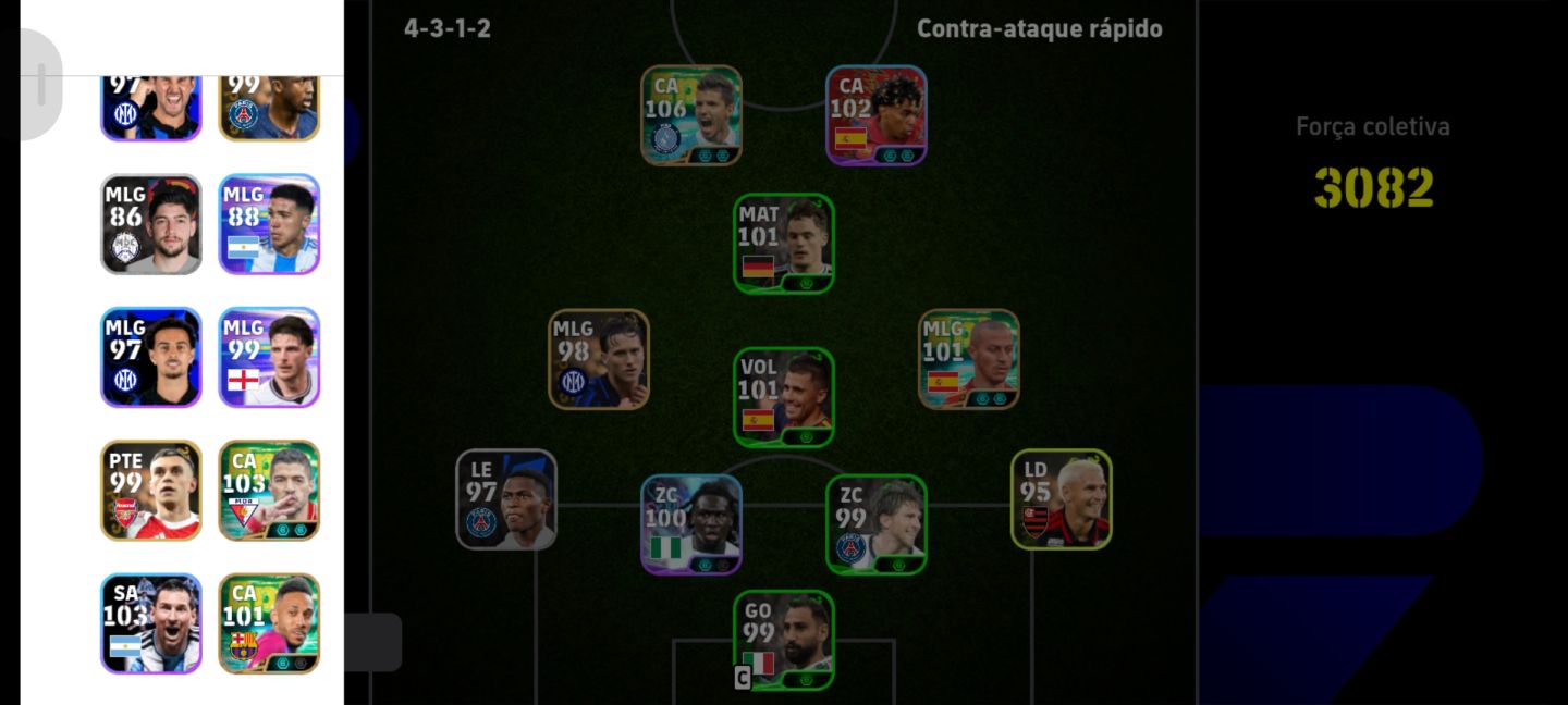 Contas efootball