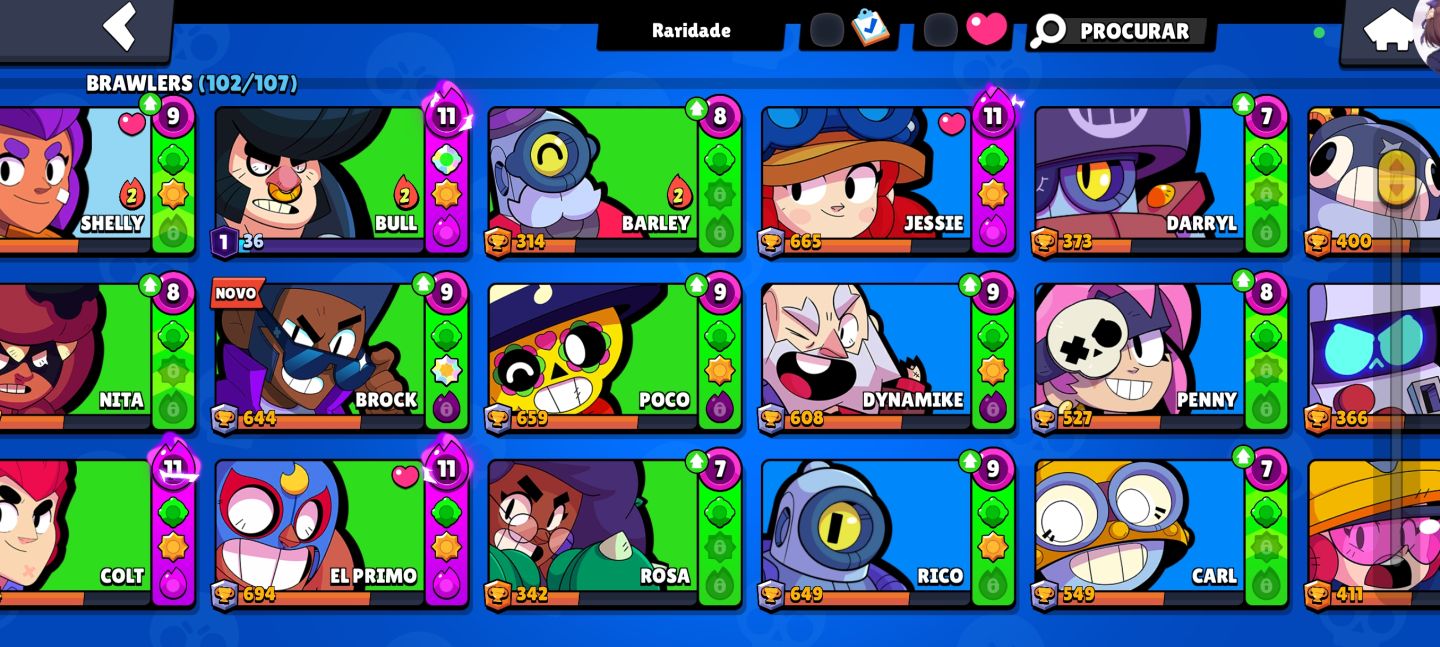 Conta de brawl stars antiga de 2021