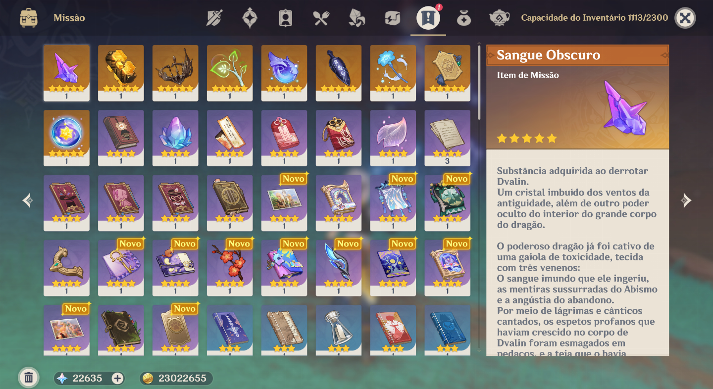 |Genshin AR60| 21K Gemas + 57 Personagens 5 + 16 Armas 5 Kinich top 2% Ganyu 3%
