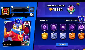 18.364 TROFÉUS | 75 BRAWLERS | VÁRIAS SKINS