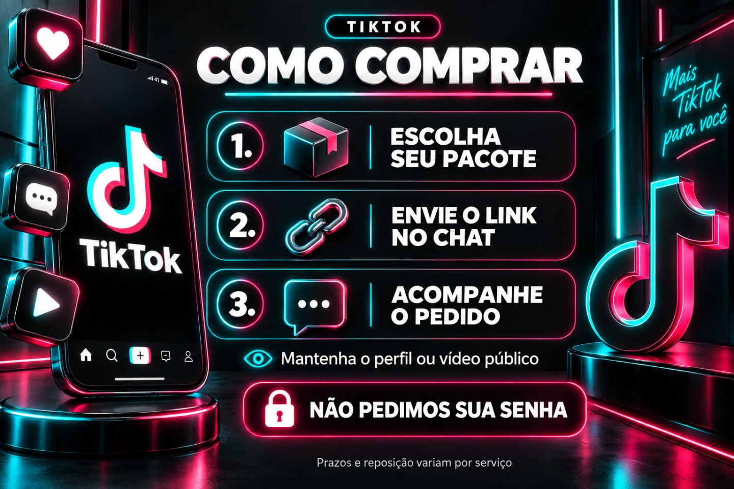 TikTok | Seguidores, Curtidas, Visualizações, Salvamentos e Lives [BARATO]