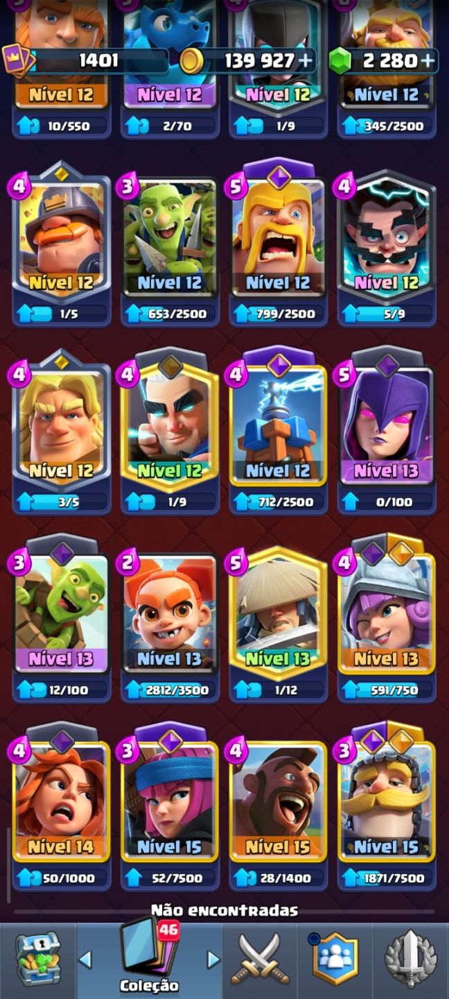 Conta Clash Royale muito boa + novo passe comprado de julho