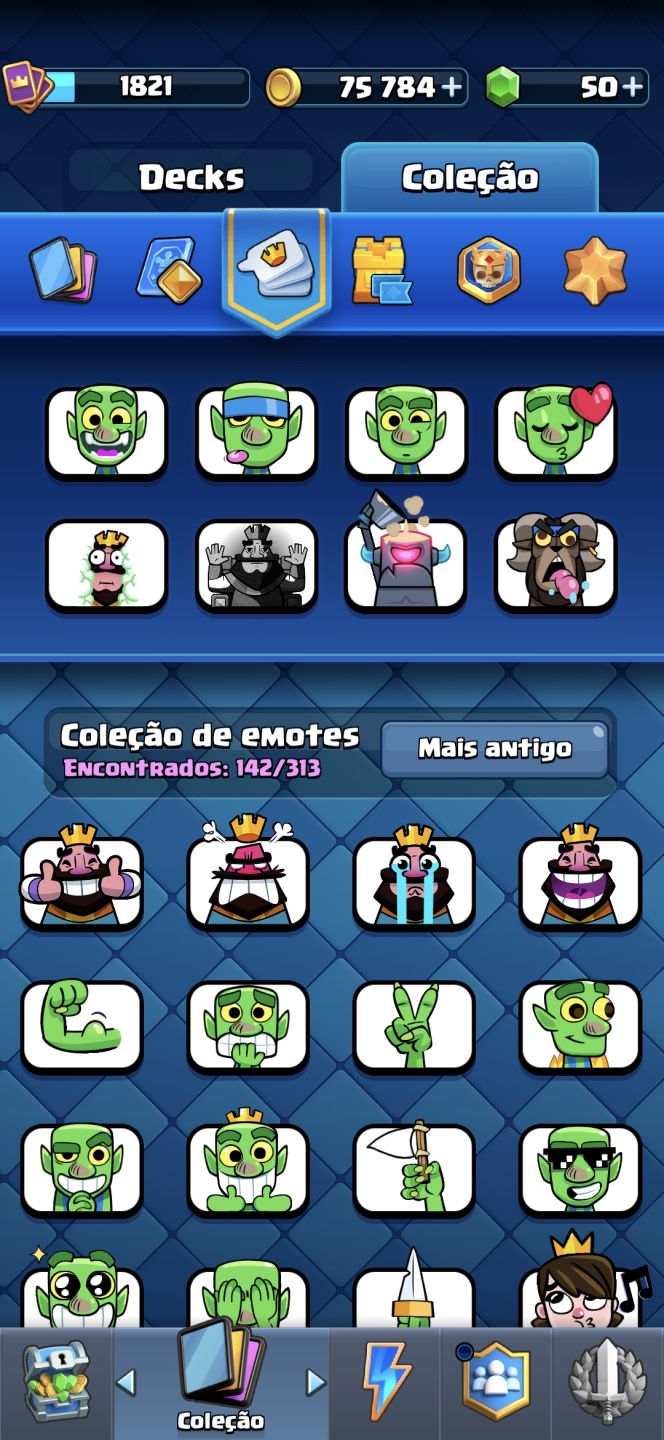 CONTA GEMADA CLASH ROYALE E BRAWL STARS