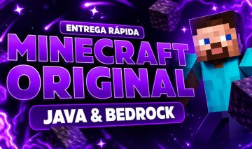 MINECRAFT JAVA+BEDROCK ORIGINAL(FULL ACESSO)