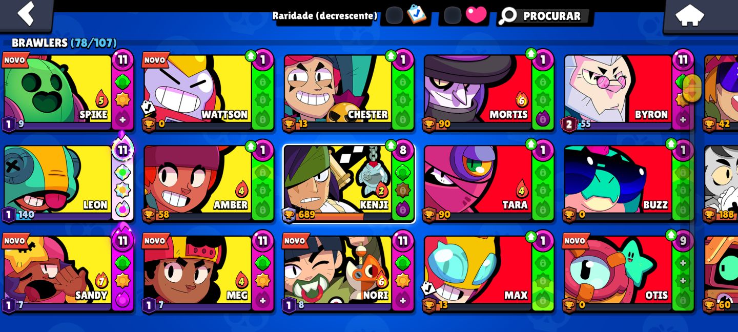 CONTA BRAWL STARS (600+GEMAS) 70K+ BLINGS 30.000 TROFÉUS