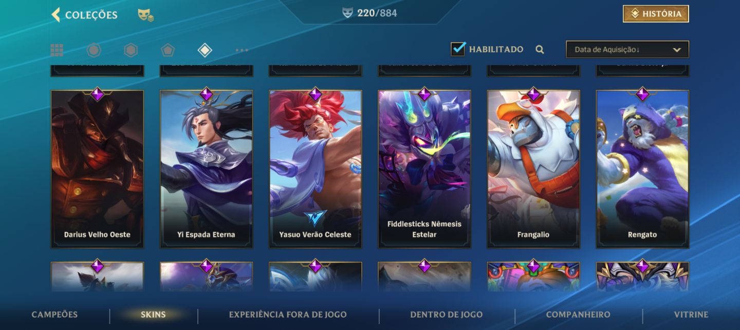 CONTA DE WILD RIFT COM YASUO CALIGRAFIA DE PRESTÍGIO!!!