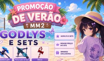 |Brindes exclusivos| Godly, sets e chromas pelo menor preço do site | MM2