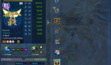Conta Mid/End Game LADMO Server Omegamon