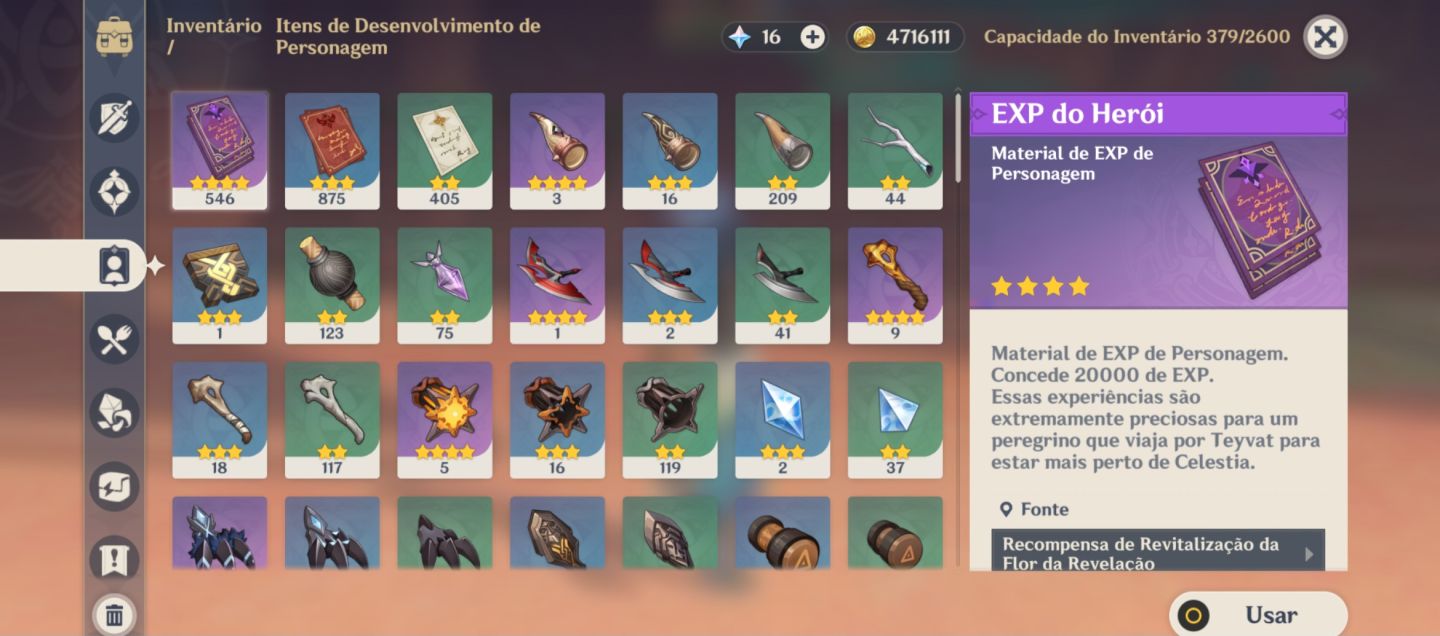 PROMOÇÃO | CONTAS DE GENSHIN COM VÁRIOS RECURSOS