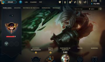 Conta lol unranked 69 campeoes-64 skin +19 mil de essencia azul