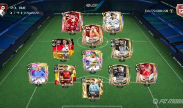 Conta fc mobile GER 126+ time muito forte e diversificado