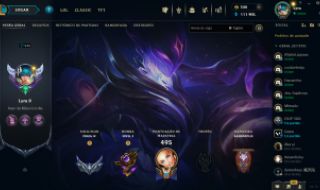 Conta de League of Legends nivel 245 com 55 skins Epicas, 2 miticas 4 en