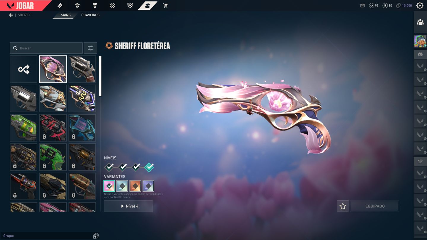 CONTA VALORANT COM AS SKINS MAIS DESEJADAS DO GAME