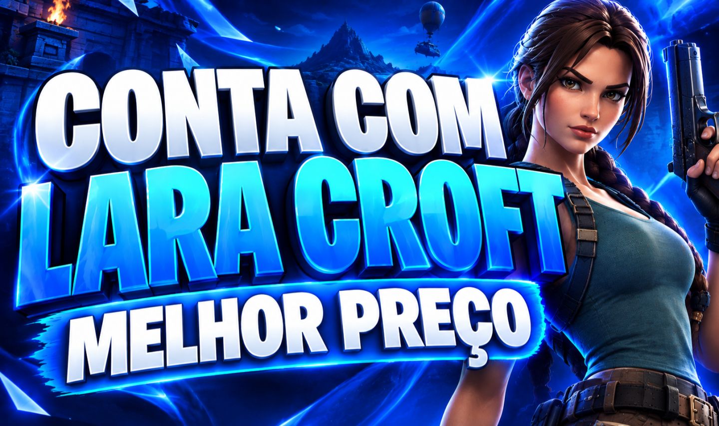 MELHOR PREÇO | CONTA COM LARA CROFT | ENTREGA AUTOMÁTICA
