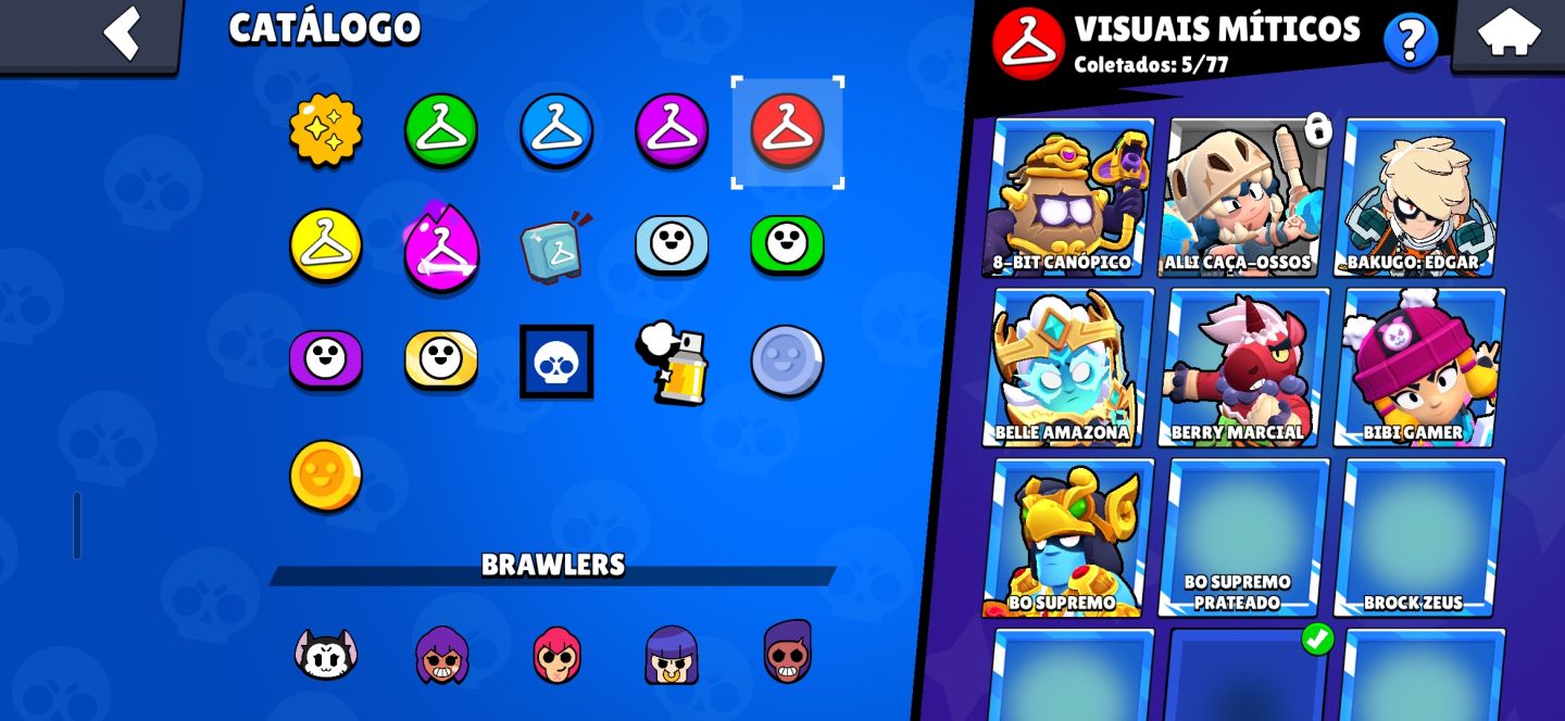 RARÍSSIMA CONTA OG BRAWL STARS DESDE 2019! 30K TROFÉUS, 89/107 BRAWLERS