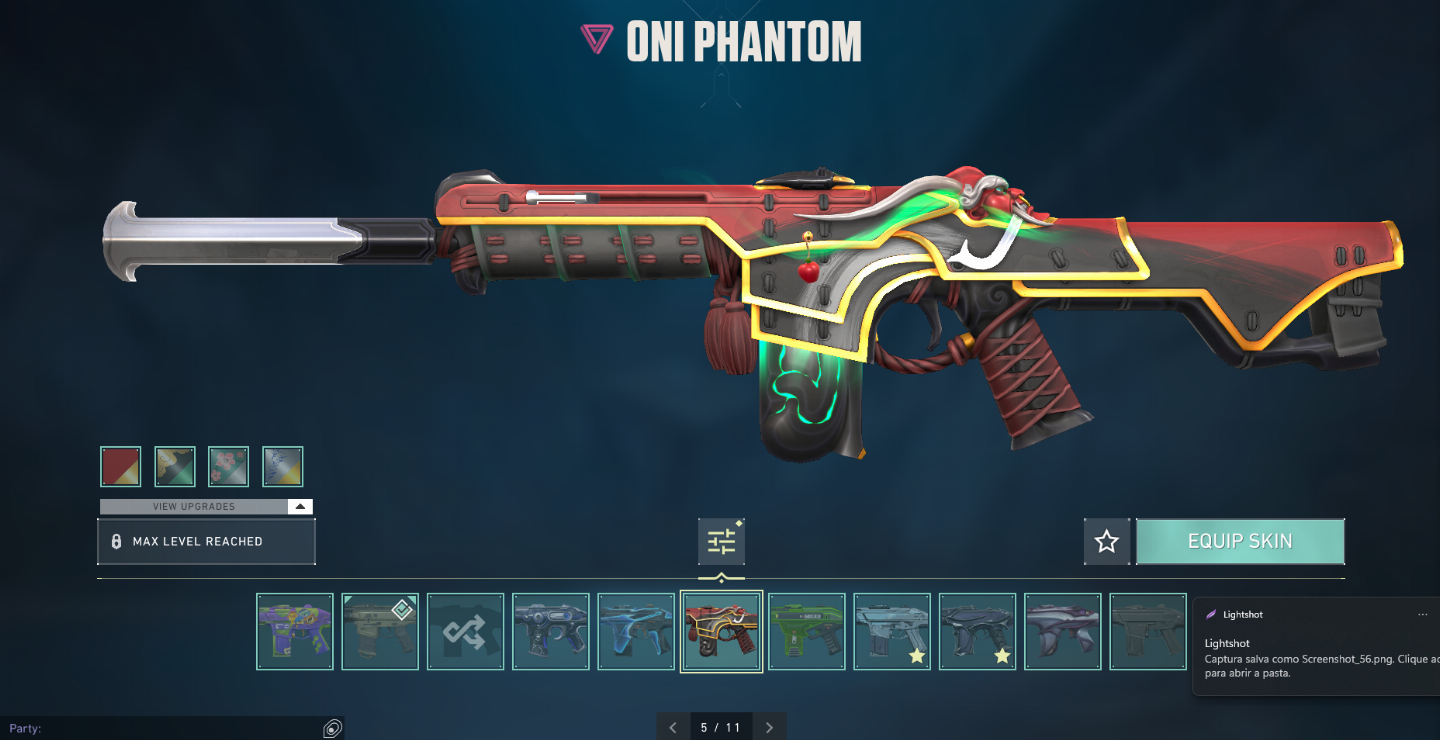 Conta Valorant +150 Level Full acesso com diversas skins