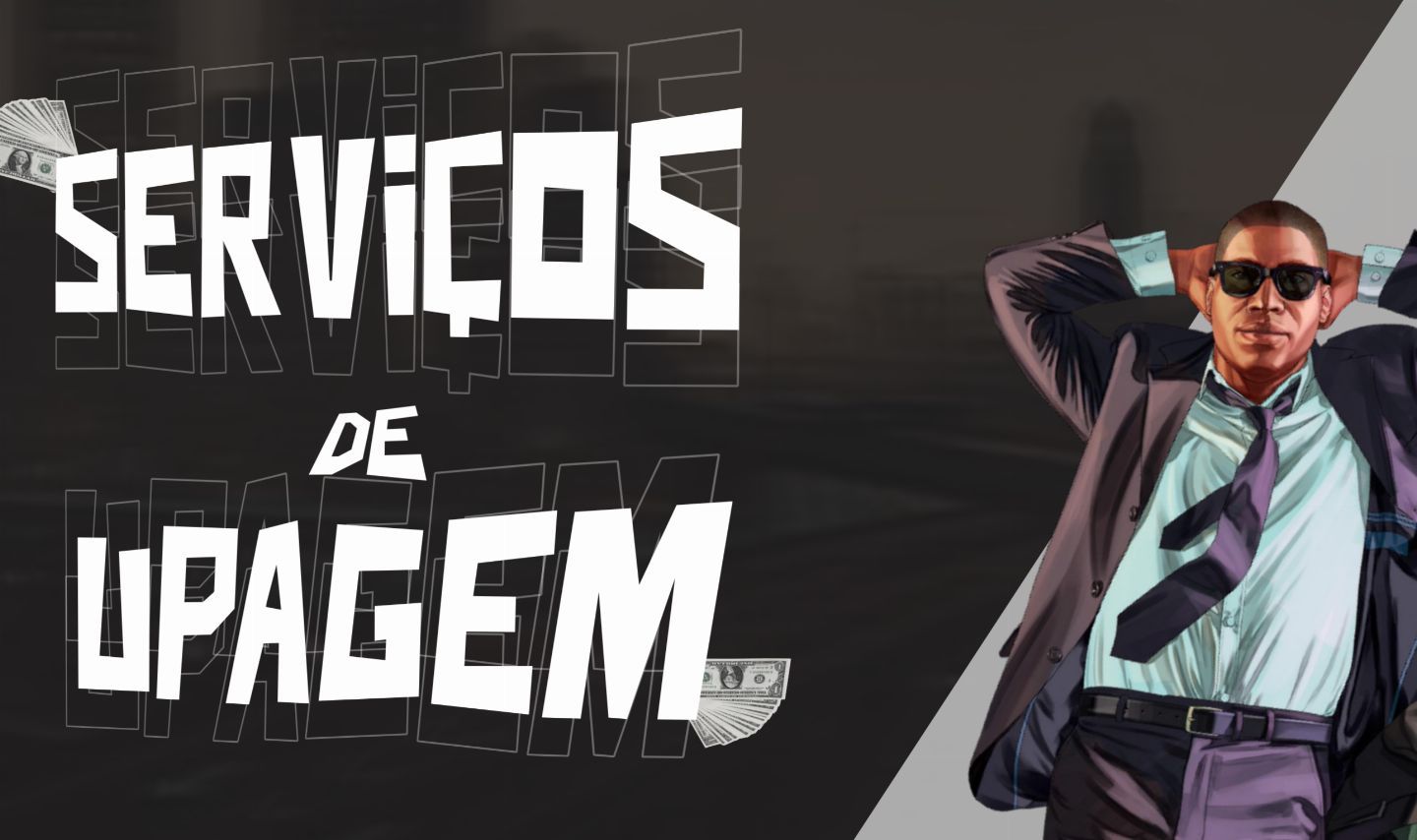 UP DE CONTA GTA 5 ONLINE - DESBLOQUEIOS, TRAJES, DINHEIRO, NÍVEL & BRINDES | PC