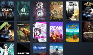 Conta Steam - Dead by Daylight, Needy Girl Overdose, Stardew Valley, Peak,