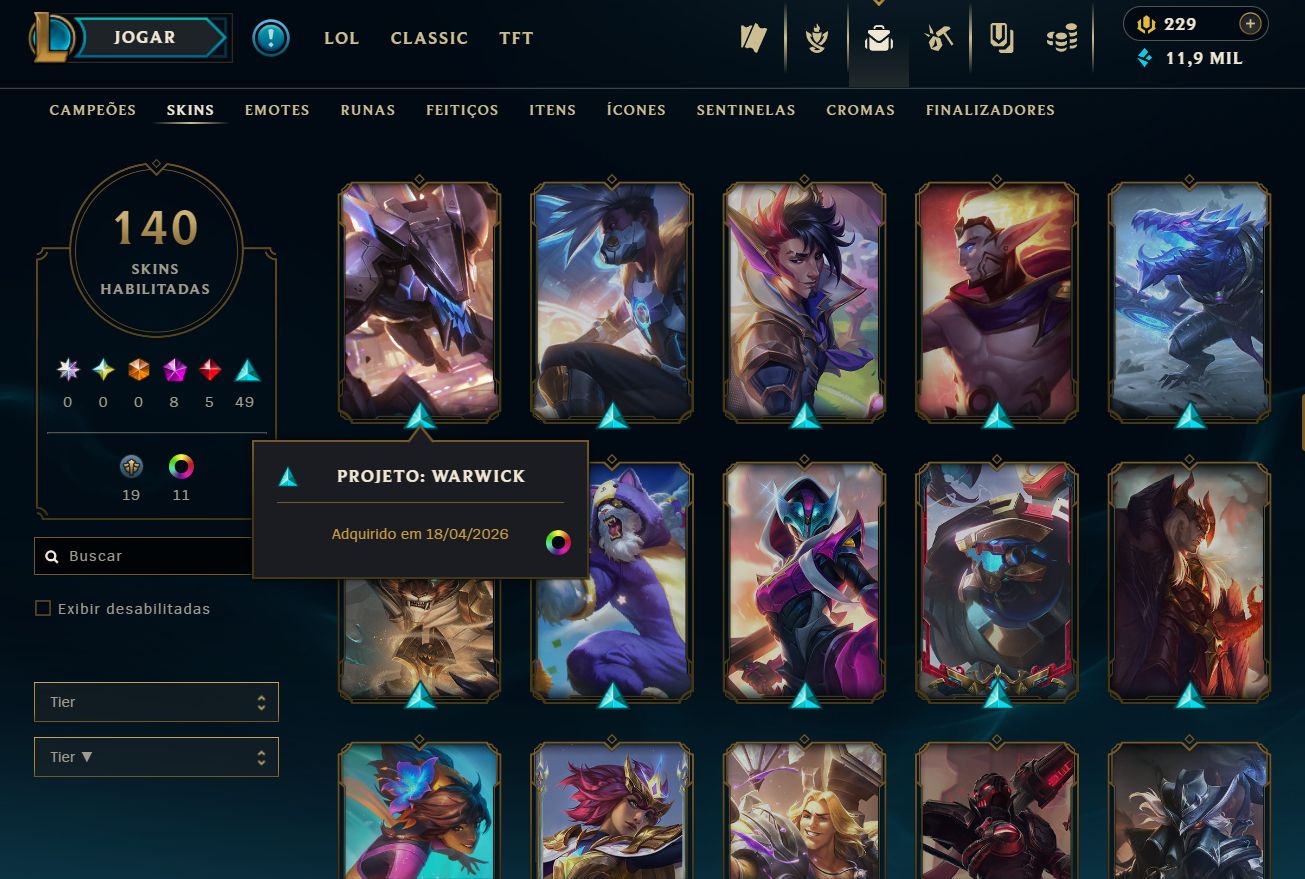 CONTA DE LOL NEO PAX SIVIR