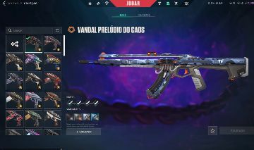 CONTA VALORANT COM MUITAS SKINS E MAIS DE 2 MIL GASTOS (LEVEL 214)