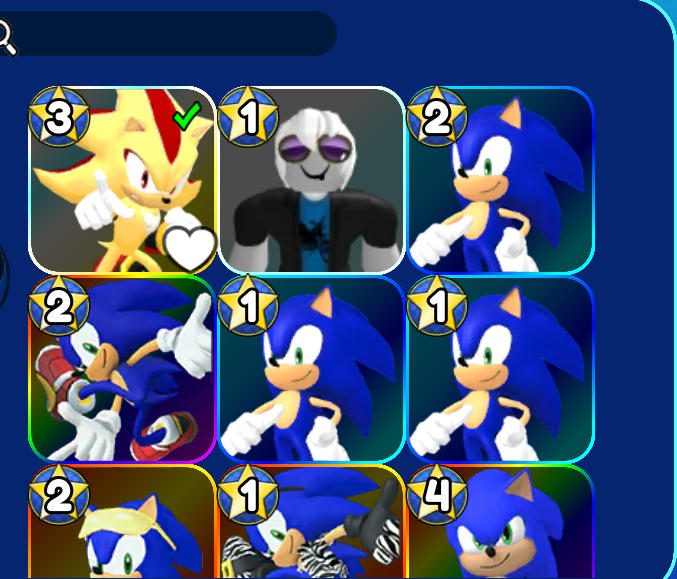 Sonic speed simulador personagem limitados!