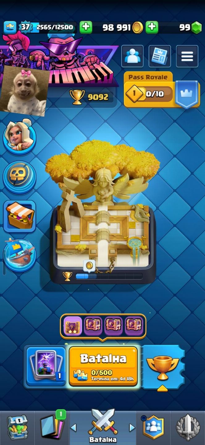 CONTA CLASH ROYALE BOA 9K TROFÉUS