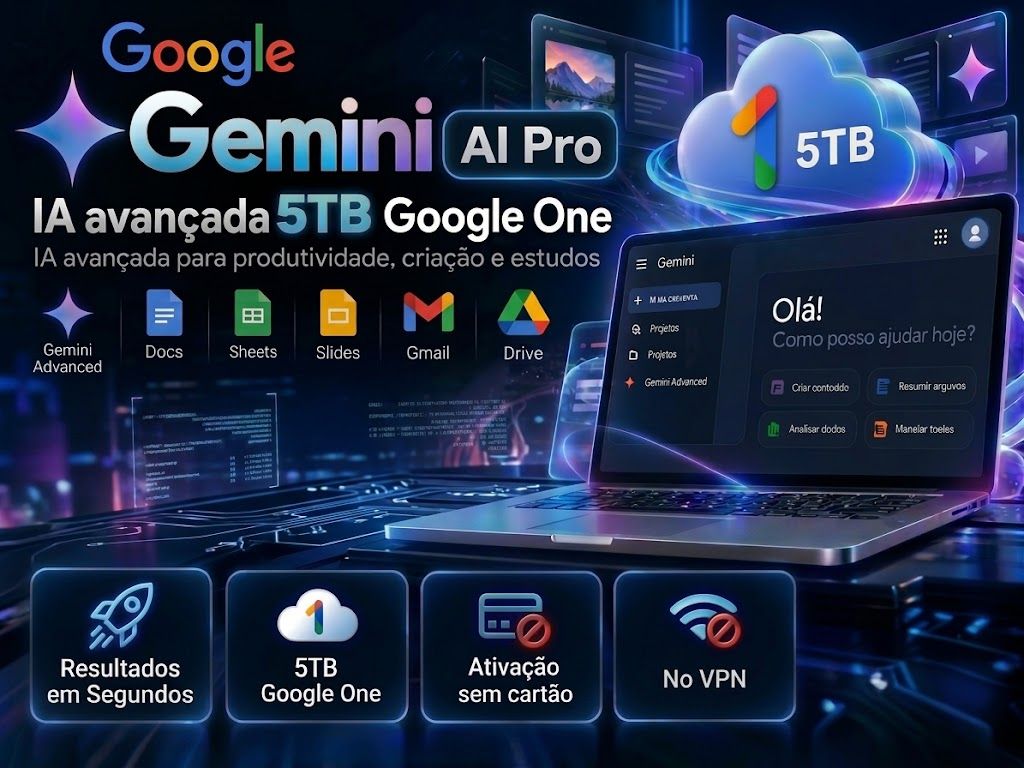Gemini Ai Pro 5Tb + Recursos Premium